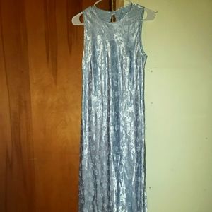 Light Blue Steppin' Out Strapless Dress, Women's Size 13/14